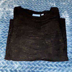 Simply Vera Shimmery Black Tunic